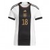 Germany Jonas Hofmann #18 Replica Home Shirt Ladies World Cup 2022 Short Sleeve